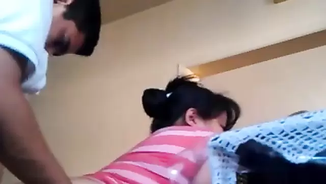 Chubby Uzbek girl cheats on her boyfriend with her neighbor